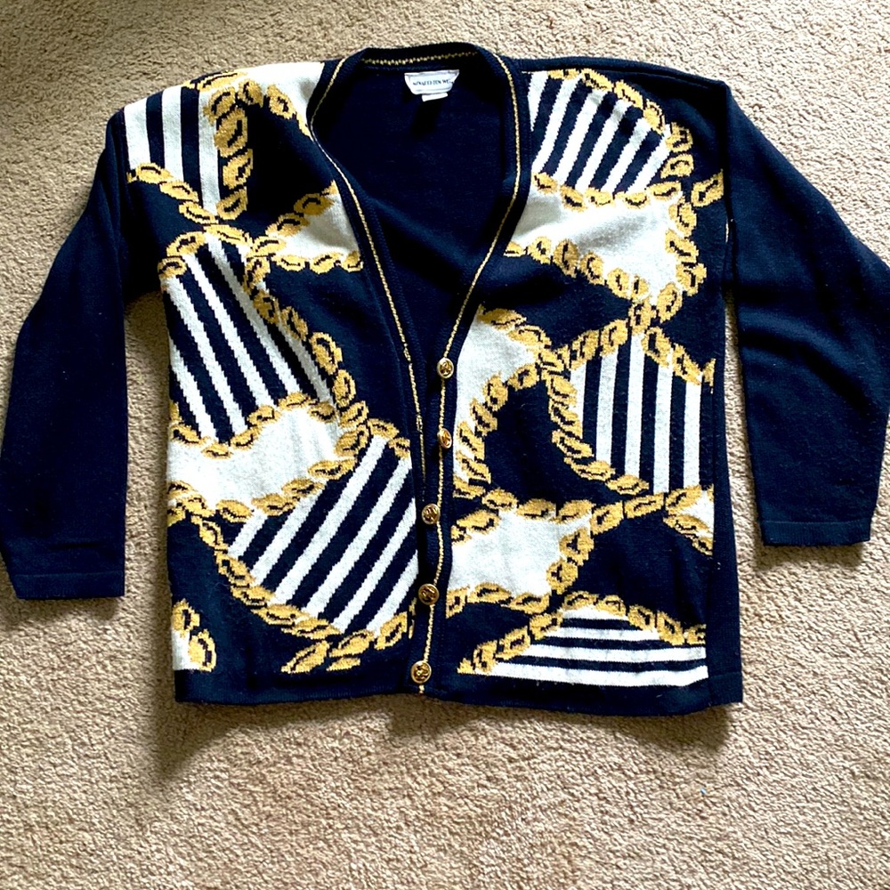 McNaughton Wear, Vintage sailor cardigan.